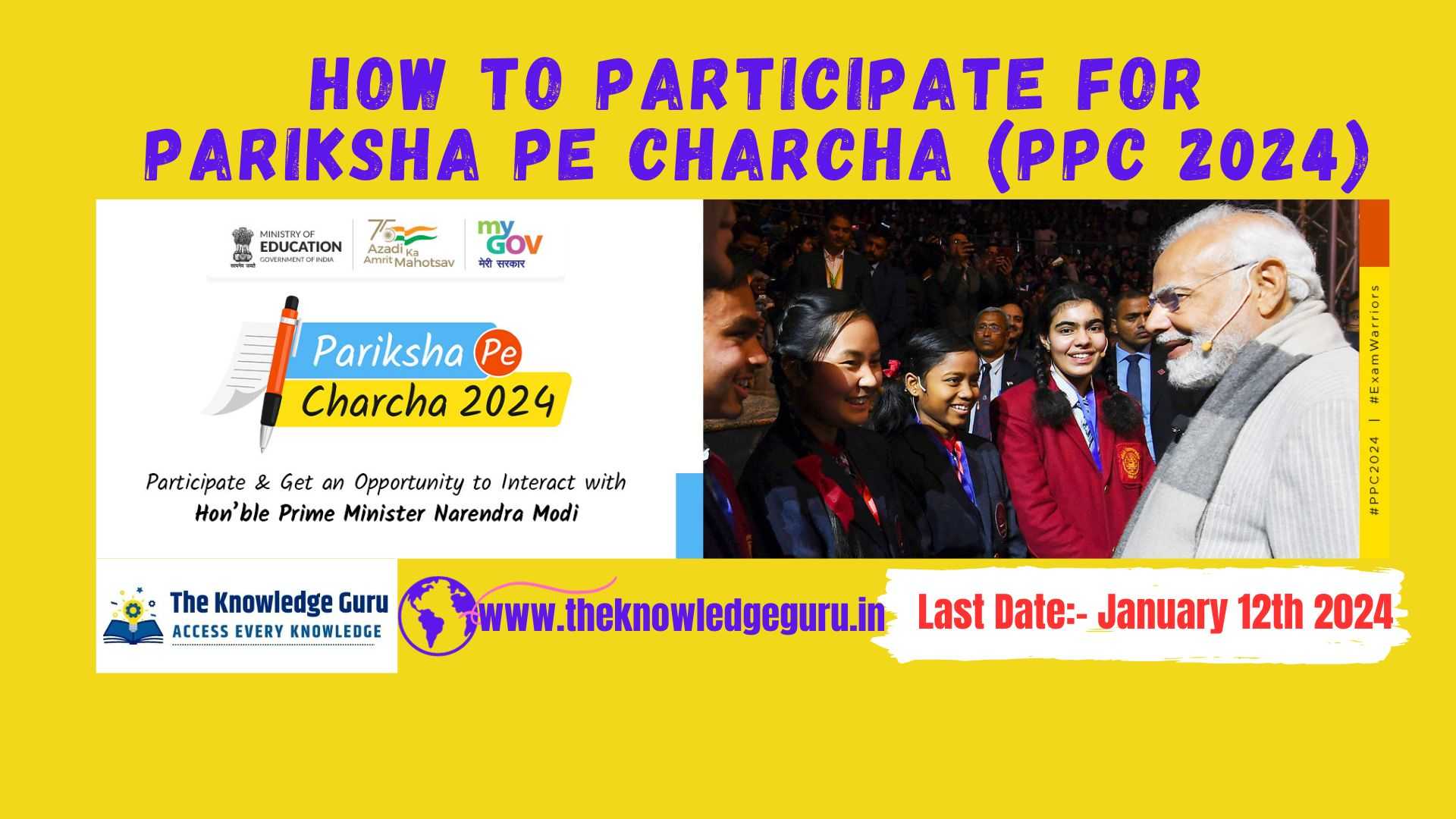 How To Participate In Pariksha Pe Charcha 2024 The Knowledge Guru